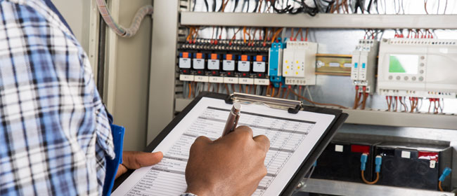 Checking Fuseboard with Landlord Electrical Safety Certificate 