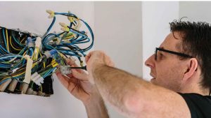 Electrician-working-with-cables